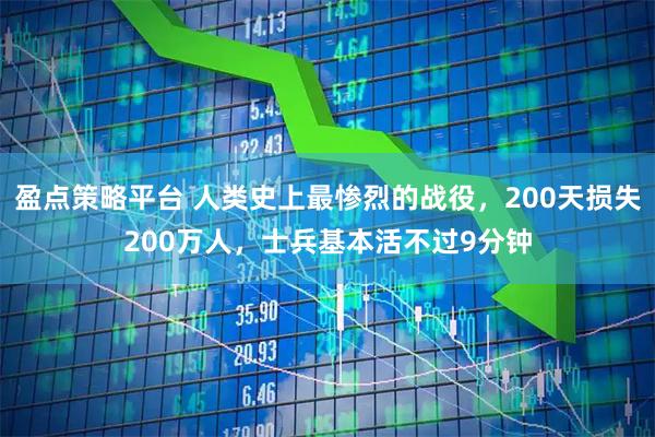 盈点策略平台 人类史上最惨烈的战役，200天损失200万人，士兵基本活不过9分钟